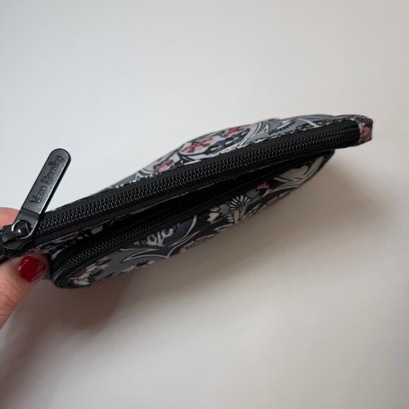 Vera Bradley Ornate Blooms Print Medium Iconic Blush & Brush Makeup Case - Picture 2 of 9